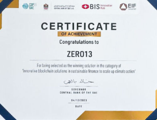 ZERO13 wins TechSprint Award at COP28