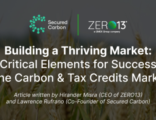 Building a Thriving Market: Critical Elements for Success in the Carbon and Tax Credits Markets