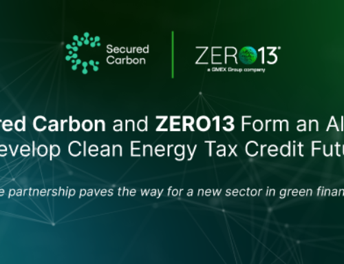 Secured Carbon and ZERO13 Form an Alliance to Develop Clean Energy Tax Credit Futures