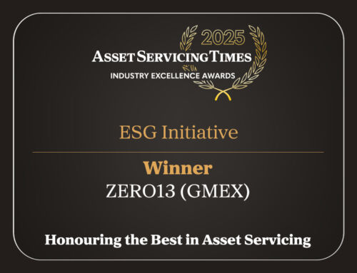 ZERO13 Wins “ESG Initiative of the Year” at Asset Servicing Times Industry Excellence Awards 2025